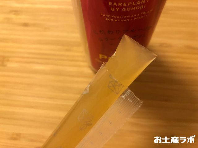 コラーゲンゼリー　白桃　中身