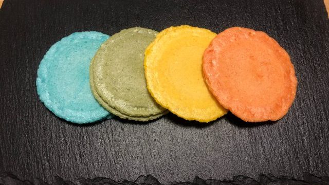 クアトロえびチーズ　袋から出した写真