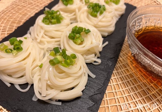 山芋入太そうめん 食べる前
