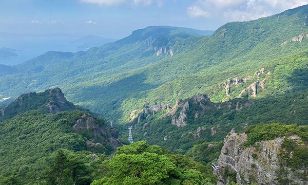 寒霞渓の第一展望台