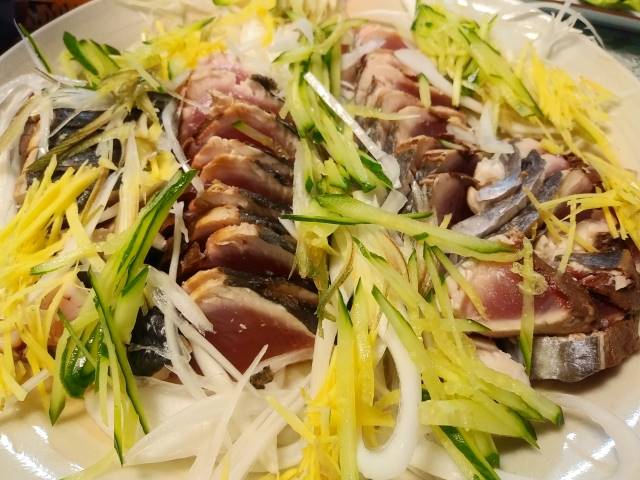 カツオのたたき 