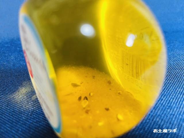 小豆島ガーリックオイルの沈殿物