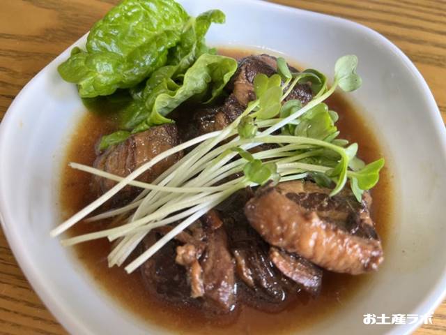 オリーブ夢豚の黒酢煮