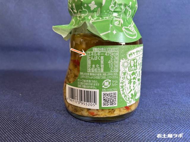 ペペロンチーノ栄養成分