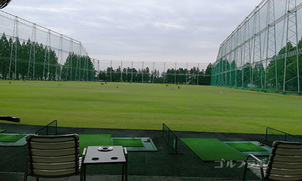 柳橋ゴルフ練習場のフェアウェイ