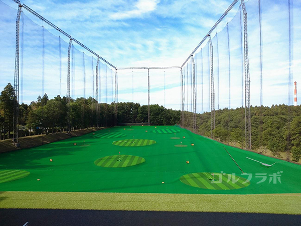 フジゴルフパークの3階からの景色