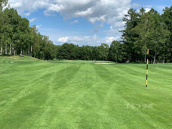 ニセコビレッジゴルフコースの1番ホール