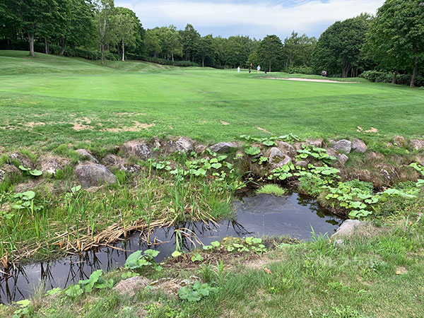 ニセコビレッジゴルフコースの10番ホール