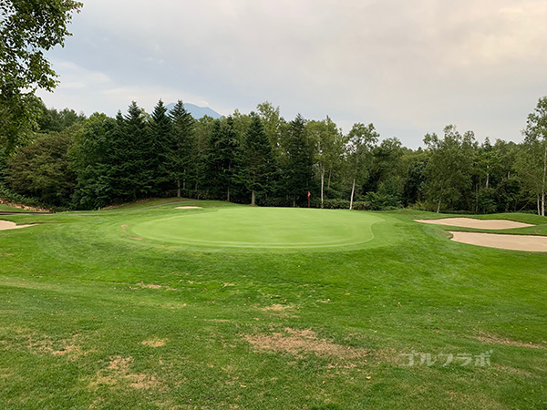 ニセコビレッジゴルフコースの17番ホール