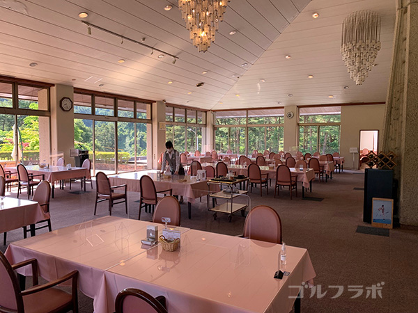 大山平原ゴルフクラブのレストラン
