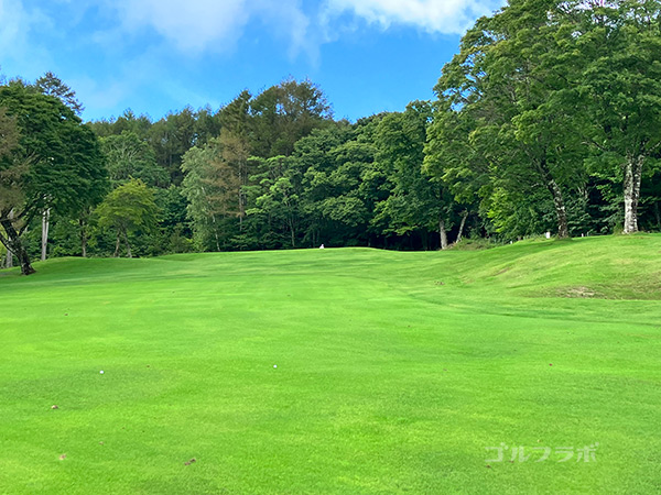 鈴蘭高原カントリークラブの13番ホール