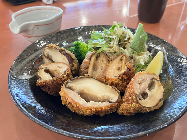松山シーサイドカントリークラブの椎茸