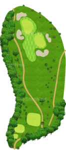 風月カントリー倶楽部の北コース3番ホール