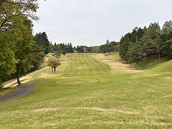 風月カントリー倶楽部の中コース9番ホール