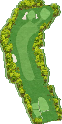 ゴールド川奈カントリークラブの2番ホール