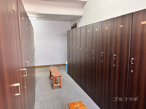 ゴールド川奈カントリークラブのロッカールーム
