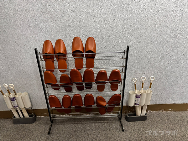 ゴールド川奈カントリークラブのロッカールーム