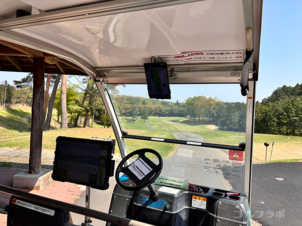 千成ゴルフクラブのカート
