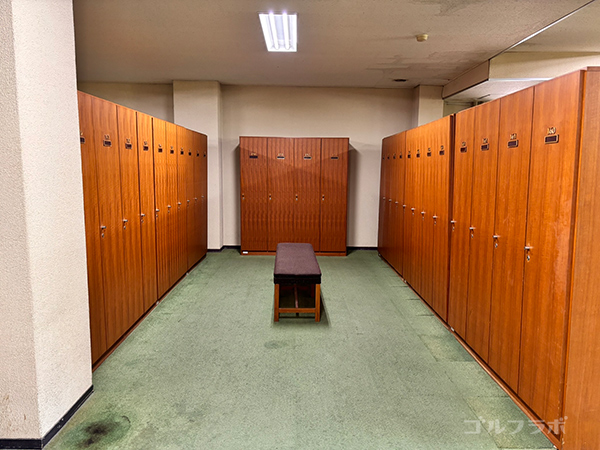 千成ゴルフクラブのロッカー