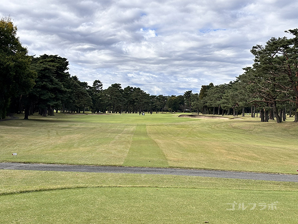 霞ケ関カンツリー倶楽部西コースの3番コース